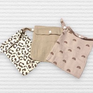 Washable Muslin material bags